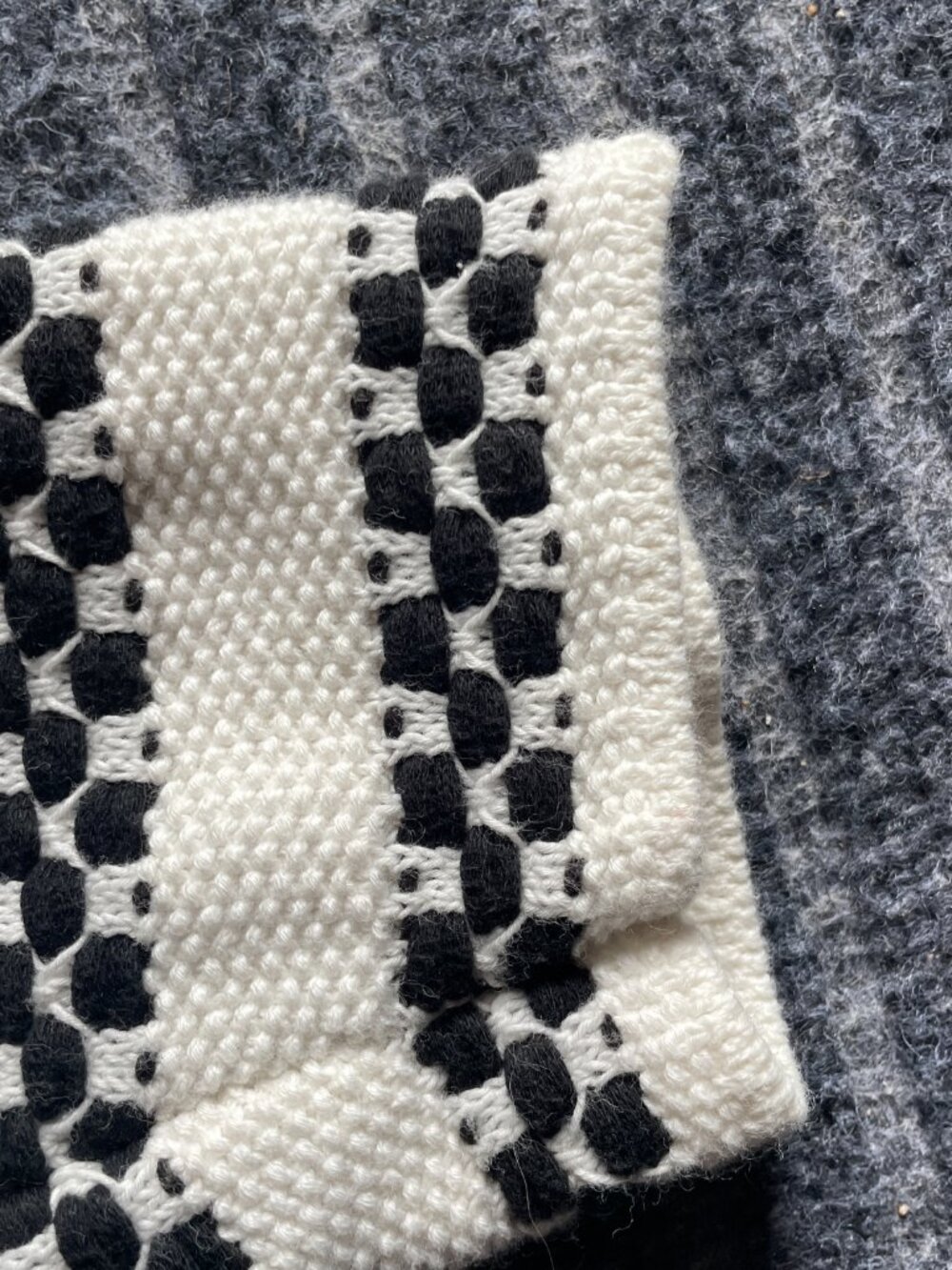 Talbots Cardigan XL Petite Black and White 98% Cotton - Picture 5 of 7
